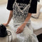 Summer Stylist T-Shirts  With Lacey Dresses